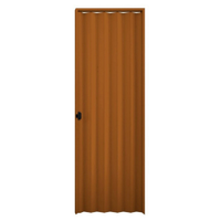 Porta Sanfonada Interna Plasbil PVC Mogno, 210 x 80 cm