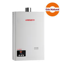 Aquecedor de Água Gás Natural Lorenzetti LZ1600DE-I, 15 Litros, Exaustão Forçada