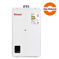 Aquecedor de Água Gás GLP Rinnai E27FEH, 27 Litros, Exaustão Forçada