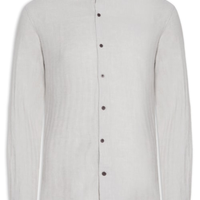 Camisa De Linho Barbados - Cinza