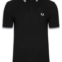 Polo Masculina Twin Tipped - Preto