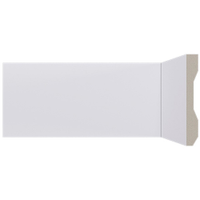Rodapé de Poliestireno Santa Luzia 21661 Branco, 10 x 240 x 1,3 cm