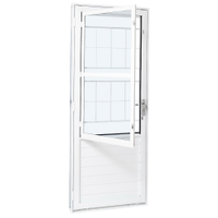 Kit Porta de Aço Ramassol Unic Sol, Abertura à Direita, Branca, 215 x 83 cm