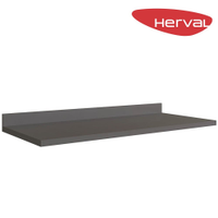 Tampo para Balcão MDF Herval Uno, Grafite 120 cm