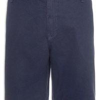 Bermuda Masculina Color Chino Curta Sarja Reat - Azul