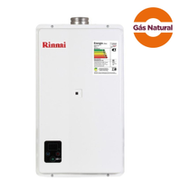 Aquecedor de Água Gás GLP Rinnai E27FEH, 27 Litros, Exaustão Forçada