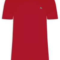 Camiseta Masculina Regular Fit Gola Redonda Em Algodão Pima - Vermelho