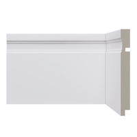 Rodapé de Poliestireno Santa Luzia 515 Branco, 15 x 240 x 1,6 cm