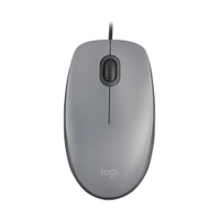 Mouse Logitech M110 3 Botões C/ Fio 1,8m 1000DPI Cinza