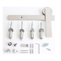 Kit Porta de Correr Geris Inox, 1,5 metros - H500IP