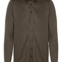 Camisa Masculina Manga Longa Austin B Cn07 Mpro - Marrom