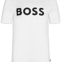 Camiseta Masculina Manga Curta Estampada Tiburt - Branco