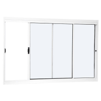 Janela de Correr Aço Vitrô Ramassol UnicSol 1016111 Cinza, 150 x 100 cm