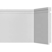 Rodapé de Poliestireno Santa Luzia 505 Branco, 20 x 240 cm