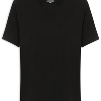 Blusa Feminina Manga Curta - Preto