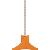 Castiçal Encaixe P Com Vela - Laranja