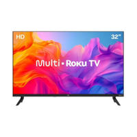 Smart TV Multi 32' TL052M Dled Wi-fi c/ Sistema Roku c/ espelhamento de tela Dolby Audio HDMI USB