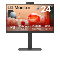 Monitor LG 23.8' Full HD IPS 5ms 100Hz c/ Webcam FHD integrada