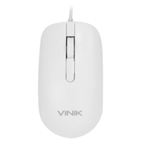 Mouse Vinik Dynamic Slim 1600DPI USB Cabo 1,8m 3 Botões Branco