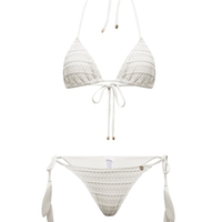 Calcinha biquíni String Magnólia - Off White