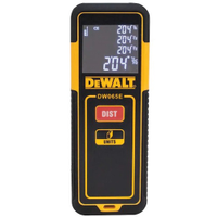 Trena Laser Medidor de Distância Dewalt DW065E, 20 Metros