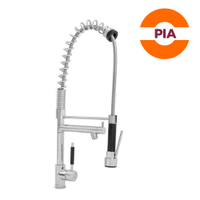 Torneira Monocomando para Cozinha Gourmet Modaza Nobile com Ducha, 69 cm, Cromada
