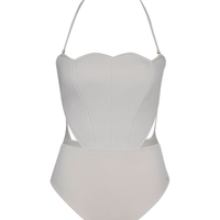 Maiô Conchas Off White