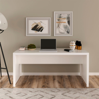 Escrivaninha Tecno Mobili, Branco, 163 cm