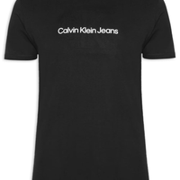 Camiseta Masculina Embossed - Preto