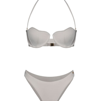 Top biquíni Conchas - Off White