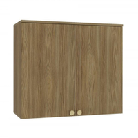 Armário Aéreo de Cozinha Kappesberg 2 Portas M632, Nogueira 80 cm