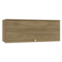 Armário Aéreo de Cozinha Kappesberg 1 Porta Basculante Botanic M638, Nogueira 90 cm