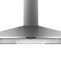 Coifa De Parede Brastemp 90cm Inox Piramidal 5 E 6 Bocas Com Duplo Filtro - Bai91br 220V