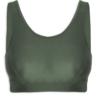 Top Alça Reta Liso - Verde