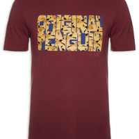 Camiseta Masculina Original Estampada - Vinho