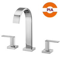 Misturador de Pia Docol Square para Lavatório, Duplo Comando, Cromado