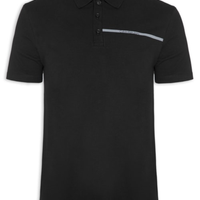 Polo Masculina Palito - Preto