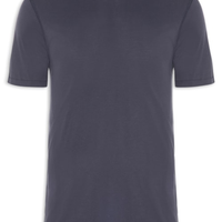 Camiseta Masculina Pima Berlim Gola Careca Manga Curta Regular Fit - Azul