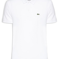 Polo Masculina Slim Fit Em Petit Piquet - Branco