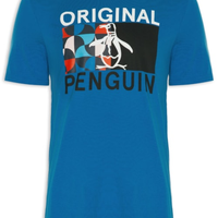 Camiseta Masculina Half - Azul