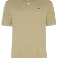 Polo Masculina Original Classic Fit L.12.12 Em Piquet De Algodão - Bege