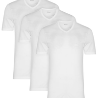 Kit Camisetas Masculinas 3 peças Gola V 3P Classic - Branco