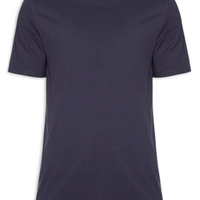Camiseta Masculina Gola V - Azul