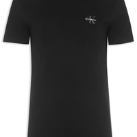 Camiseta Masculina Manga Curta Logo Básico Peito - Preto