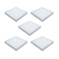 Kit 3 Painéis Plafon LED de Sobrepor 21,8 cm Modaza Quadrado 18W, Branco 6500K