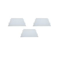 Kit 3 Painéis Plafon LED de Embutir 29,1 cm Modaza Quadrado 24W, Branco 6500K