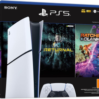Console Sony Playstation 5 Slim 1TB Edição Digital HDMI USB C/ 2 Jogos - CFI-2014B01X