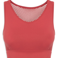 Top Seamless Orgânico - Vermelho