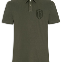 Polo Masculina Stone Manga Curta Colors - Verde