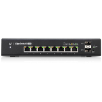 Switch Ubiquiti ES-8-150W Edge 8 Portas Gigabit PoE + 2 Portas SFP Gigabit